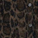 Leopard Wool Coat