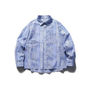 Splice Blue Plaid Shirt