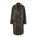 Leopard Wool Coat