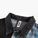 Geo Patch Plaid Jacket