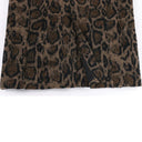 Leopard Wool Coat