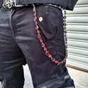 Ruby Red Wallet Chain