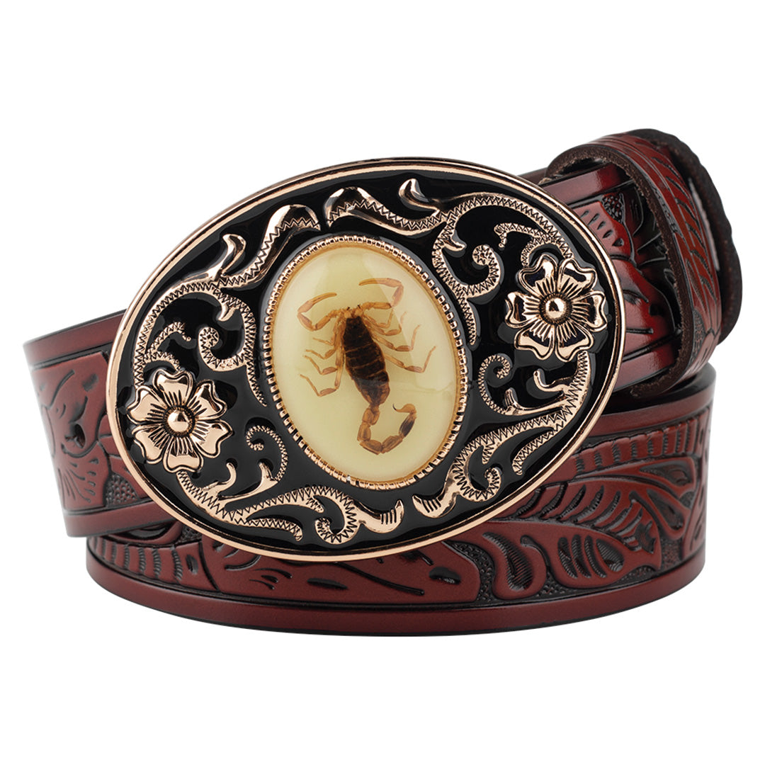 Glow Scorpion Belt Brick Red XS (US 26-30) - Main Image