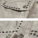 Rivet Button Denim Jacket