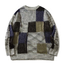 Mohair Color Block Sweater