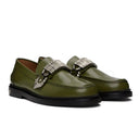 Green Polished Loafers