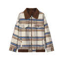 Plaid Letterman Jacket