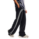 Washed Striped Sweatpants