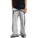 Washed Striped Sweatpants