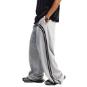 Washed Striped Sweatpants