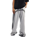 Washed Striped Sweatpants