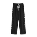 Black Tear Away Sweatpants