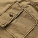 Chemise à carreaux dégradés effilochés