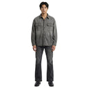 Chemise à carreaux dégradés effilochés