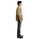 Chemise à carreaux dégradés effilochés