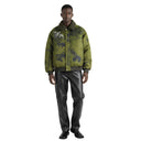 Veste cargo patchwork en jean