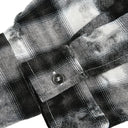 Chemise à carreaux dégradés effilochés