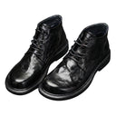 Soft Collapse Leather Form Boots