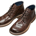 Soft Collapse Leather Form Boots