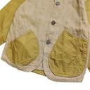 Veste cargo patchwork en jean