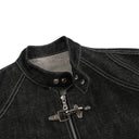 Veste cargo patchwork en jean