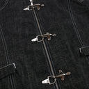 Veste cargo patchwork en jean