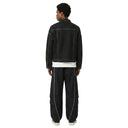 Veste cargo patchwork en jean