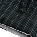 Plaid Mock Puffer Jacket