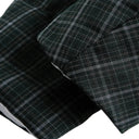 Plaid Mock Puffer Jacket