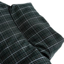 Plaid Mock Puffer Jacket