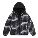 Veste cargo patchwork en jean