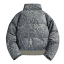 Veste cargo patchwork en jean