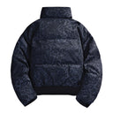 Veste cargo patchwork en jean