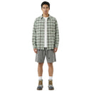 Chemise à carreaux dégradés effilochés