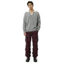 Pull rayé en mohair