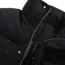 Veste cargo patchwork en jean