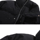 Veste cargo patchwork en jean