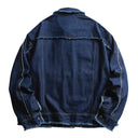 Veste cargo patchwork en jean