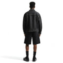 Veste cargo patchwork en jean