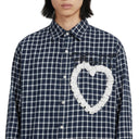 The Ruffled Heart Check Shirt