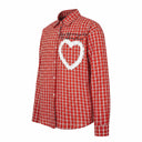 The Ruffled Heart Check Shirt