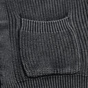 Carbon Knit Zip Sweater