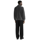 Carbon Knit Zip Sweater