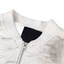 Veste cargo patchwork en jean