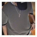 Striped Contrast T-Shirt