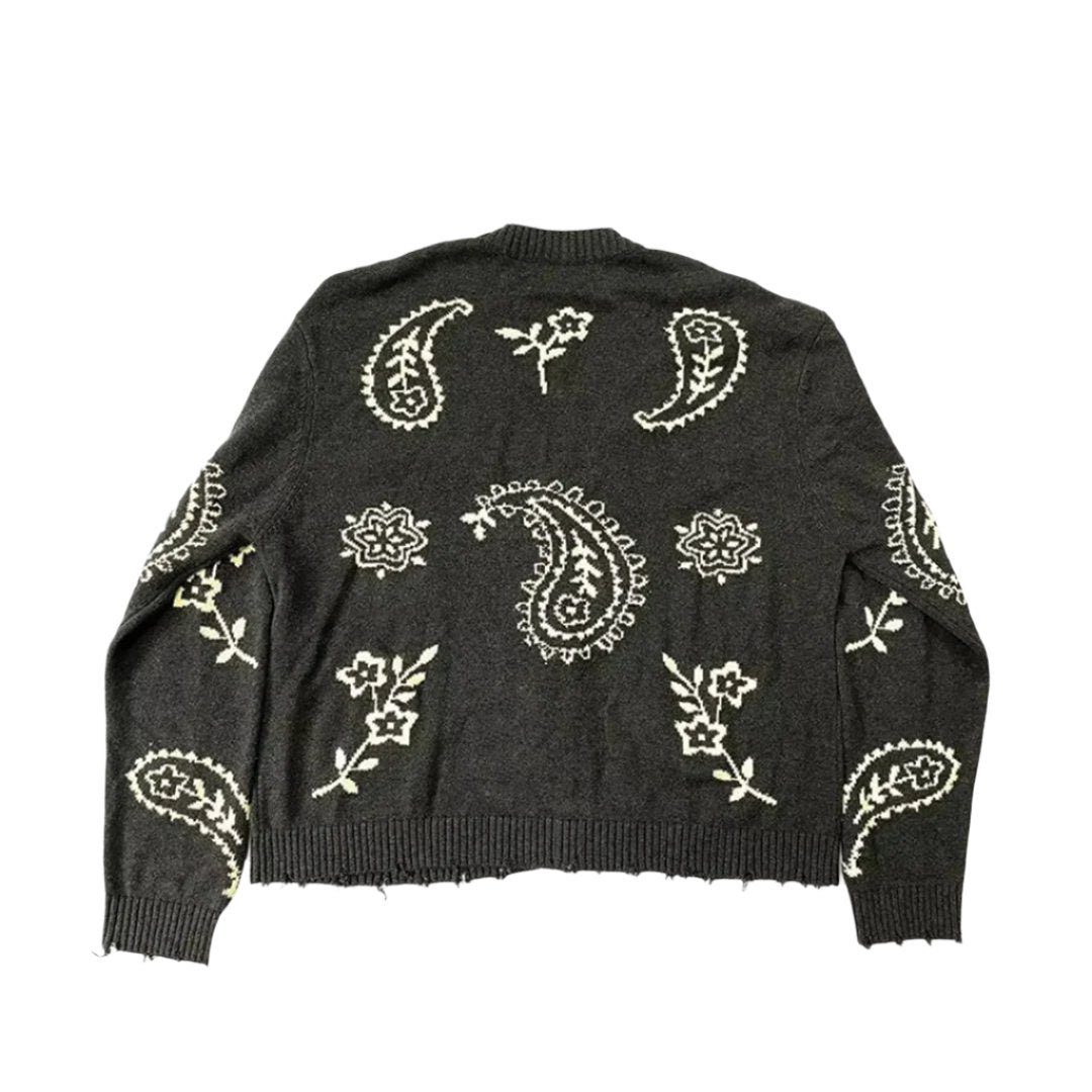 Paisley Pattern Cardigan – Attere