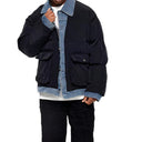 Two Piece Denim Padded Jacket