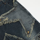 Pantalones cortos vaqueros con estrellas