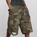 War Washed Camouflauge Shorts