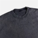 Washed Black Distressed T-Shirt